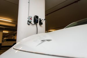 עמדת טעינה דגם BARAK מותקנת